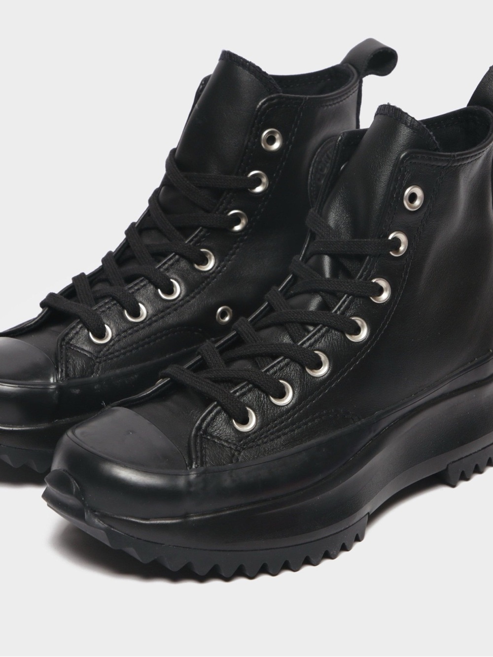 Converse Run Star Hike High 'Triple Black' sneakers boots size 6 W new